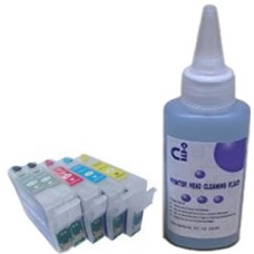 Sublimation Cleaning Cartridge Kit for Printer Models using Epson T1005 Cartridges.