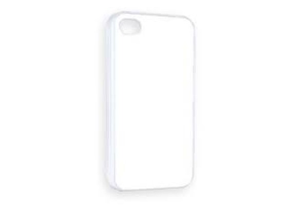 White Plastic iPhone 4 - Sublimation Case
