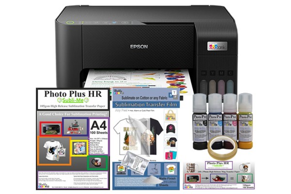 Sublimation Printer Bundle - Epson Ecotank ET-1810 & HobbyPrint® Sublimation Accessory Kit. Sublimation Printer Bundle - Epson Ecotank ET-1810 & HobbyPrint® Sublimation Accessory Kit.