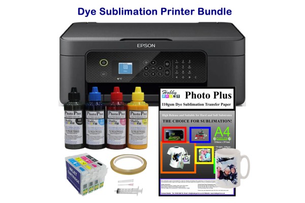A4 Sublimation Printer Bundle – Epson WF‑2910DWF & HobbyPrint Sublimation Kit A4 Sublimation Printer Bundle – Epson WF‑2910DWF & HobbyPrint Sublimation Kit